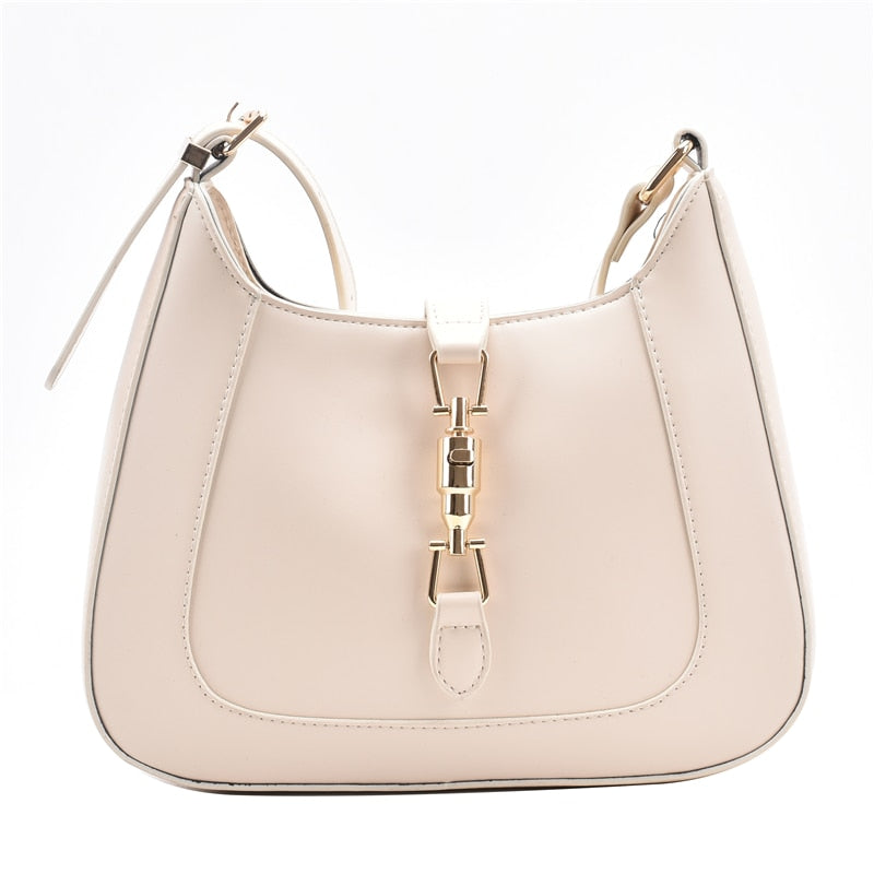 bag with two shoulder straps for underarm or crossbody use