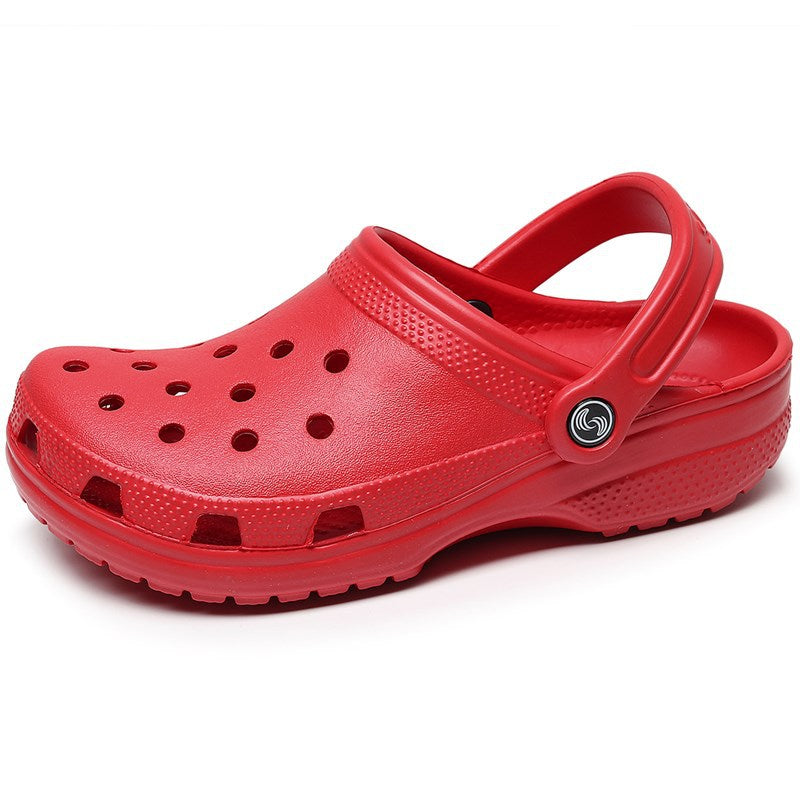 Summer Star New Dieter Hole Shoes Men's Beach Sandals Women's Flat Garden Jelly