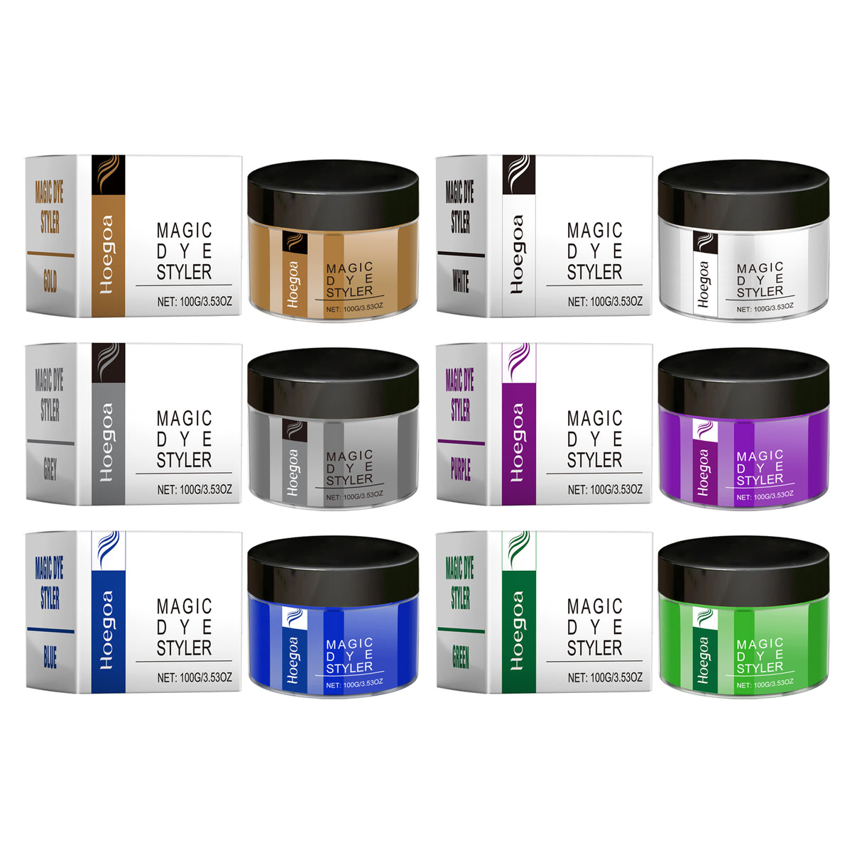 Pâte Cire Colorante pour Cheveux