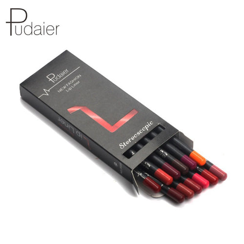 set of 12 lip liner pencils