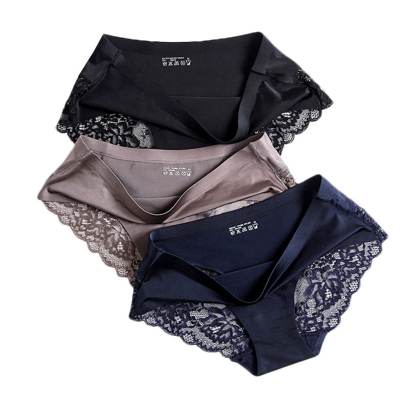 seamless lace women's briefs