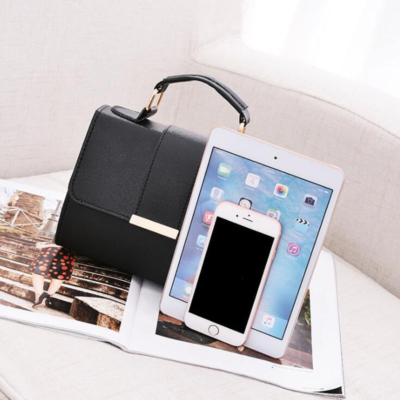 PU flap crossbody shoulder bag small