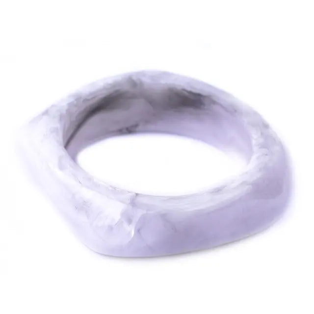 Vintage Colorful Resin Cuff Bracelets Bangles for Women Acrylic Irregular Geometric Wide Bracelet Charms Female Jewelry