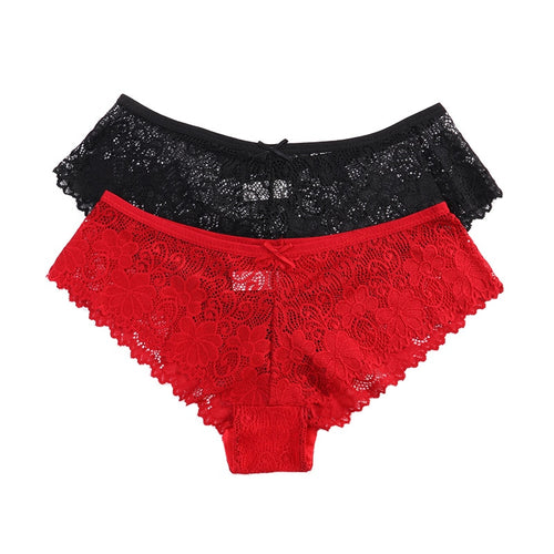 three-pack lace women's briefs