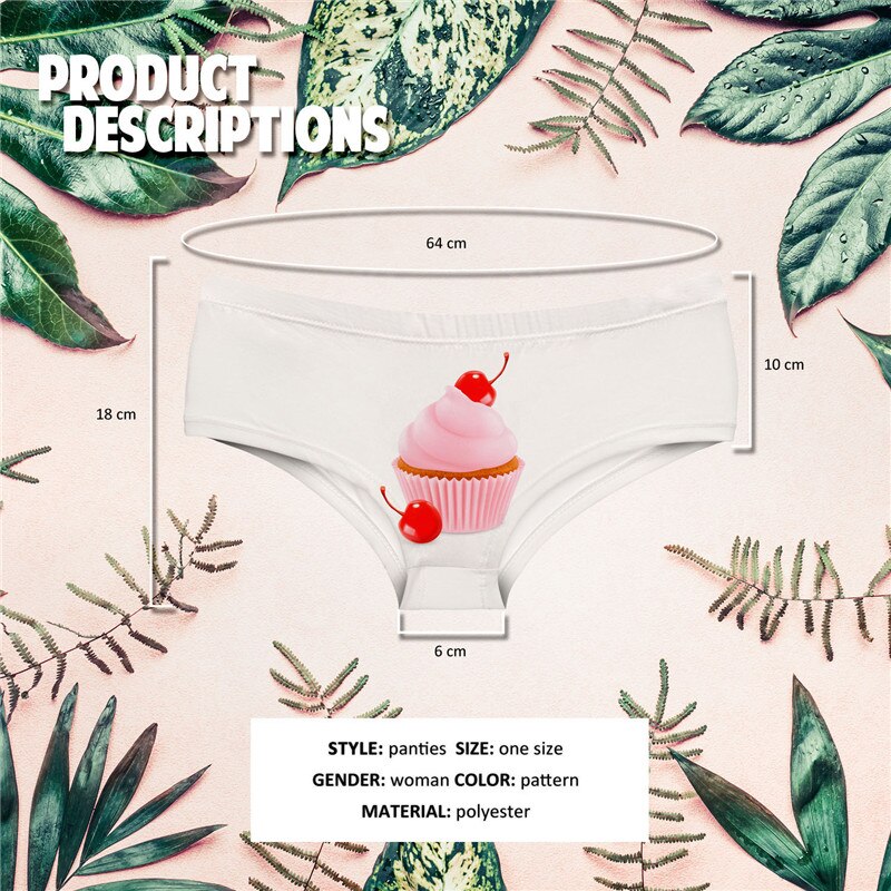 cherry print novelty briefs