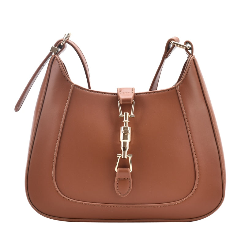 bag with two shoulder straps for underarm or crossbody use