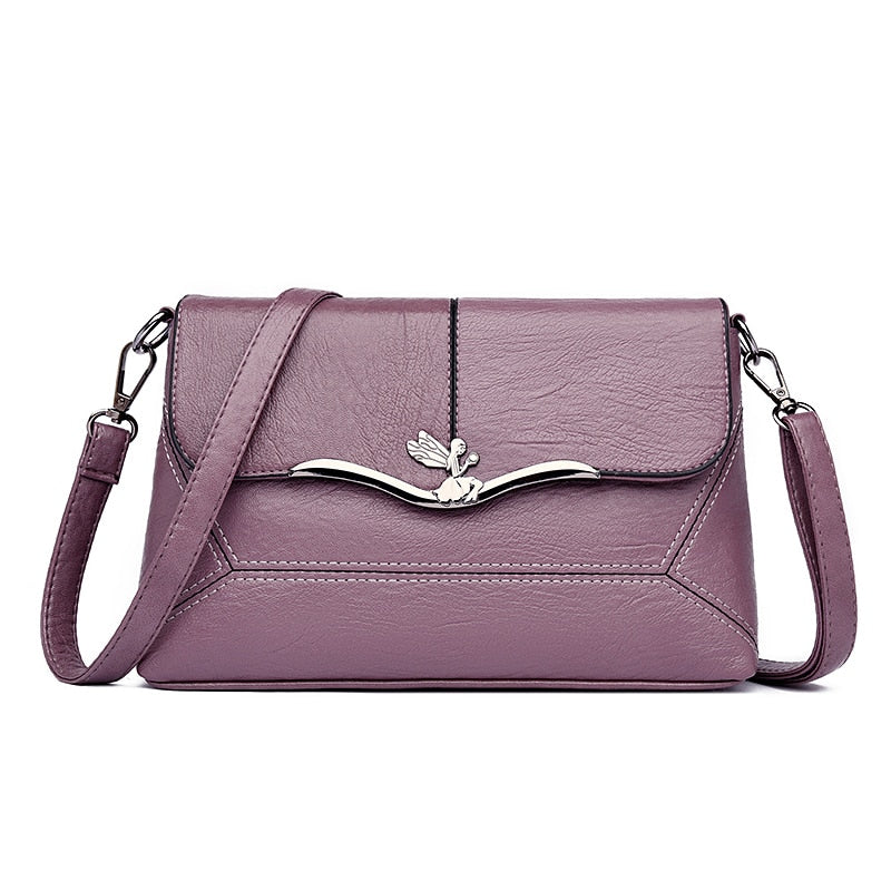 soft leather small crossbody tote