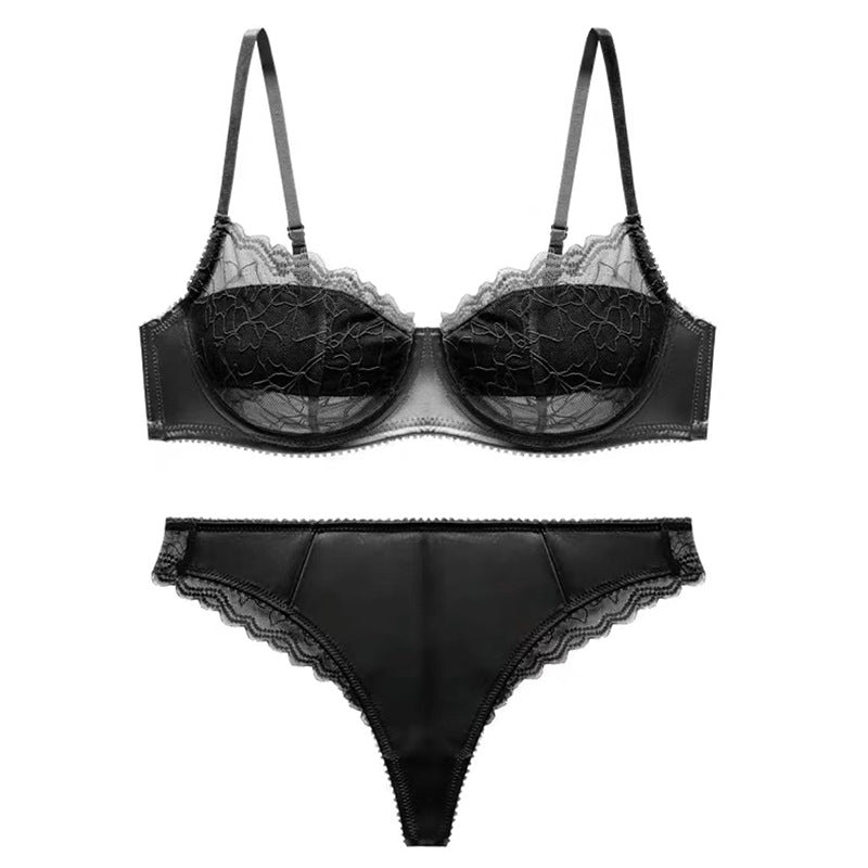 french-style lace bra set