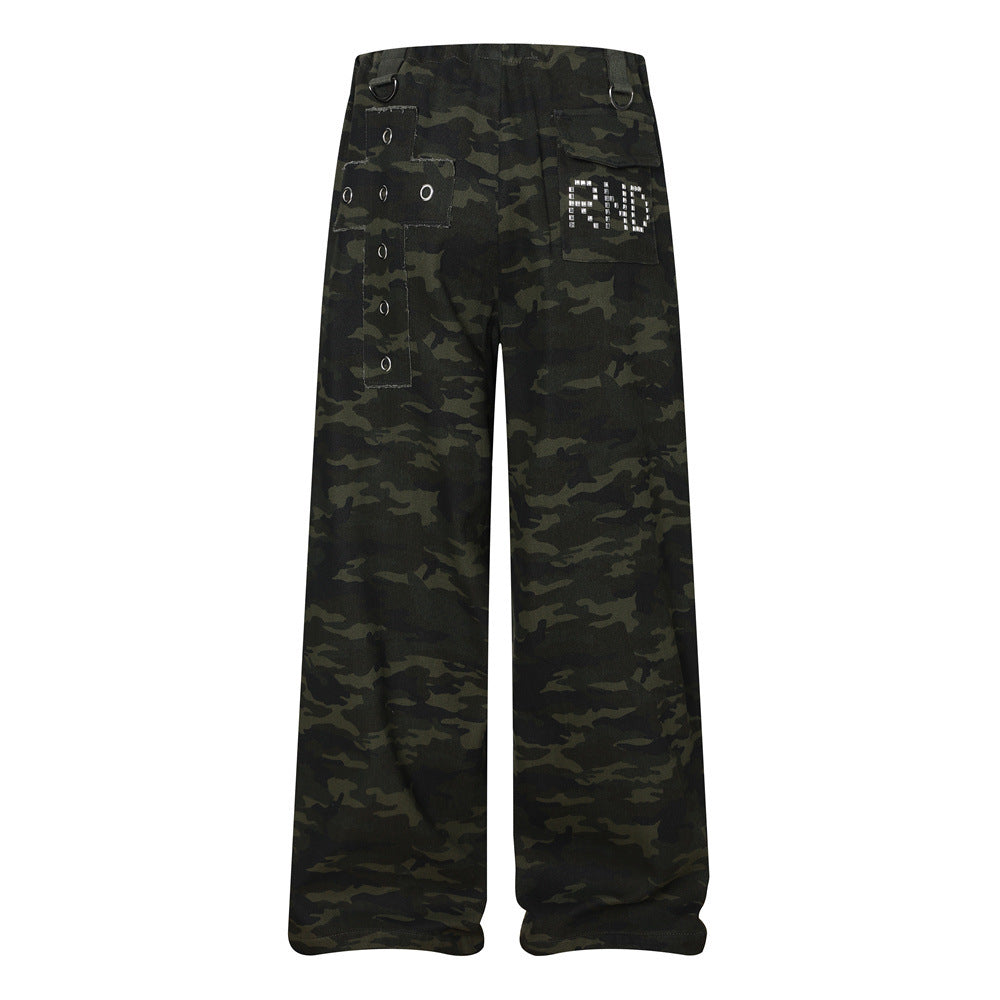 Camouflage workwear pants for men.