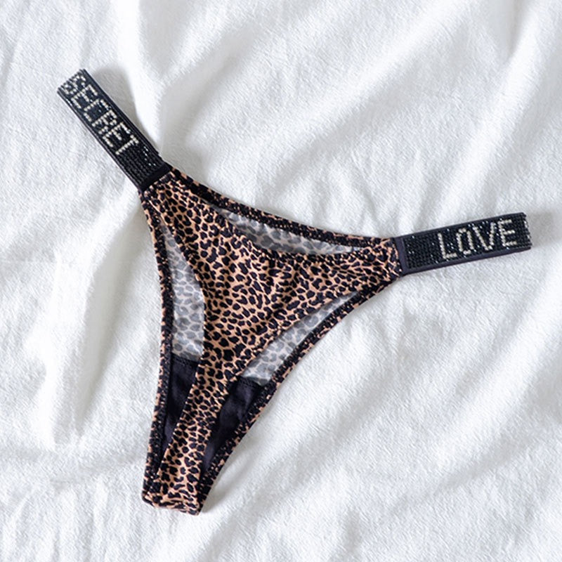 Tanga com Strass Cintura Baixa