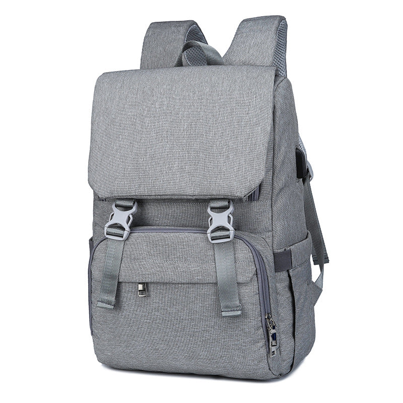 Usb Dry and Wet Separation Waterproof Backpack Multifunctional Large Capacity Crib Folding Anti-Theft Mother and Baby Bag