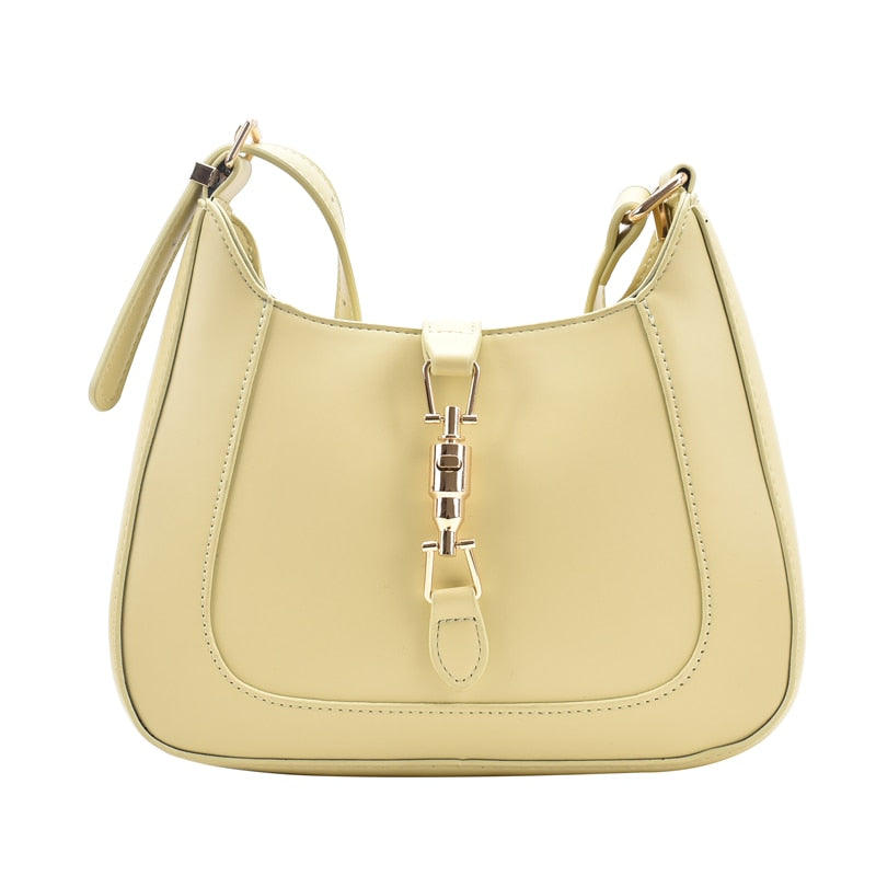 bag with two shoulder straps for underarm or crossbody use