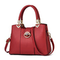 Solid Leather Shoulder Messenger Bag