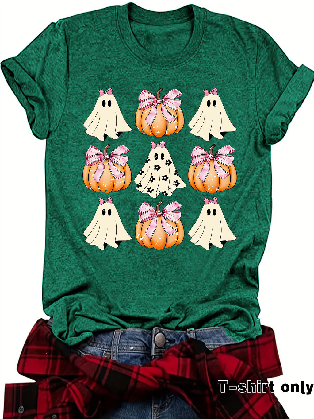 Funny Coquette Bow Pumpkin Spooky Season T-S