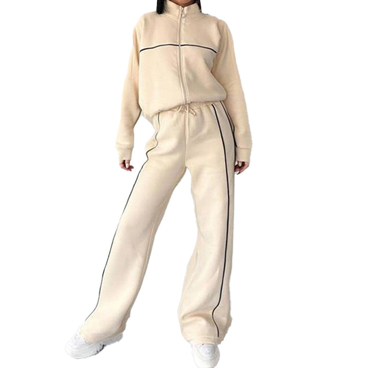 Tie-Waist Hoodie Tracksuit Set