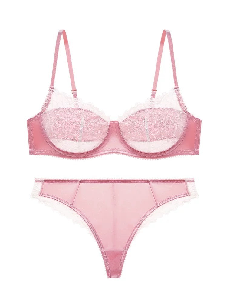 Conjunto Sutiã de Renda à Francesa