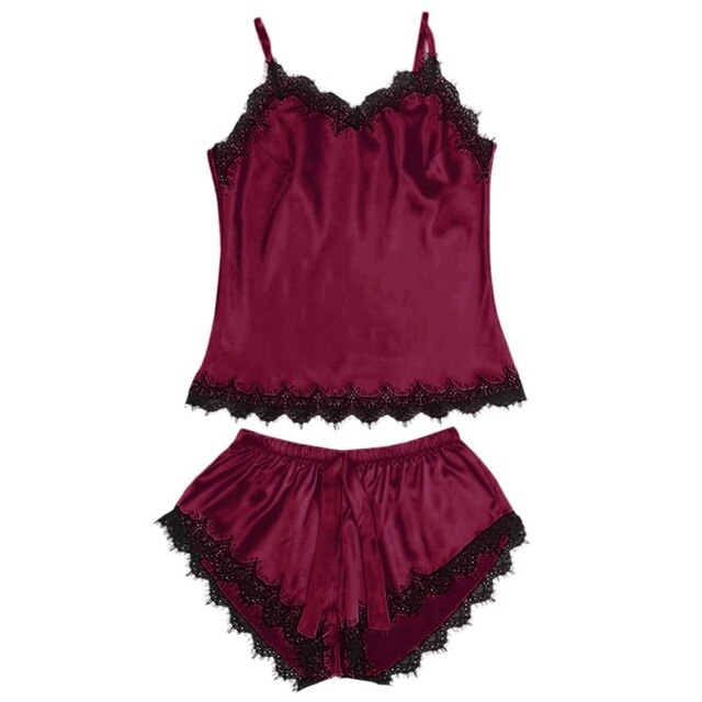 Lace V-Neck Nightgown