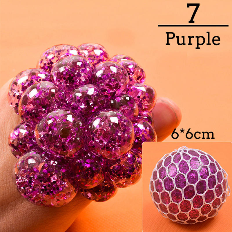 Jouets antistress colorés en forme de boule de raisin, jouet Squishy, jouet à presser pour soulager le stress, jouets amusants pour enfants, farces pour adultes, cadeaux