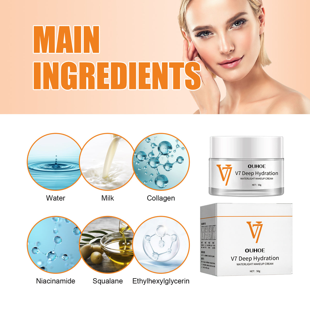 Creme Facial Hidratante e Iluminadora