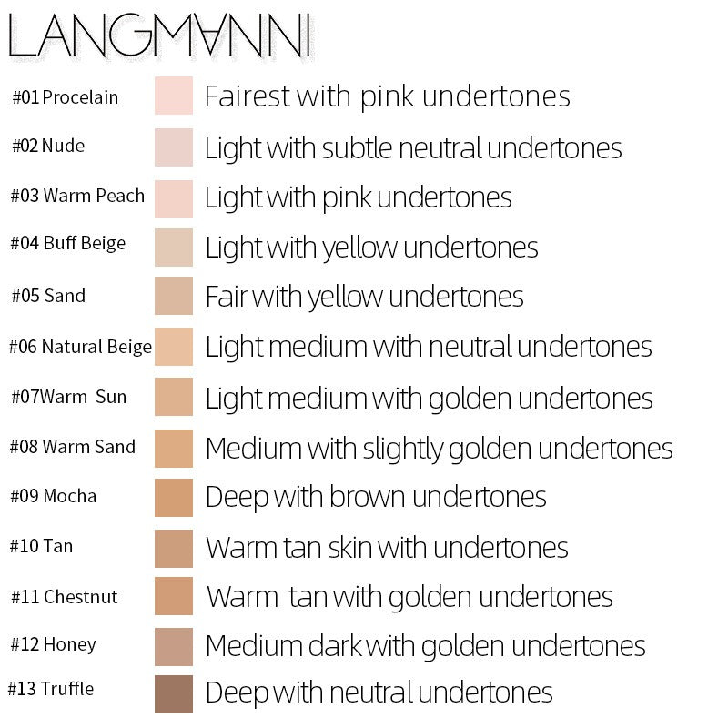 Makeup Foundation Matte Oil Control Concealer