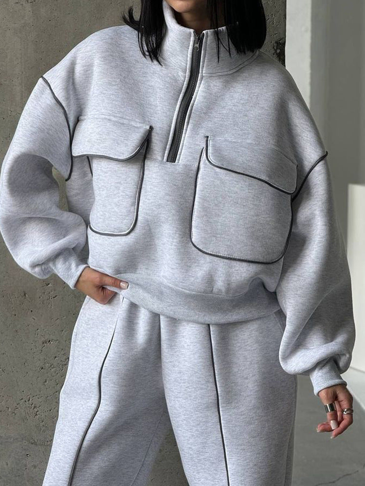 Half-Zip Hoodie Trainingsset