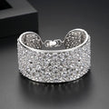 European and American heavy industry bracelets, brass zircon grand and personalized fashion bride