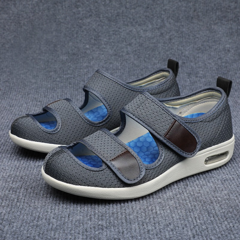 Sandals for elderly mothers, lightweight and adjustable Velcro for the