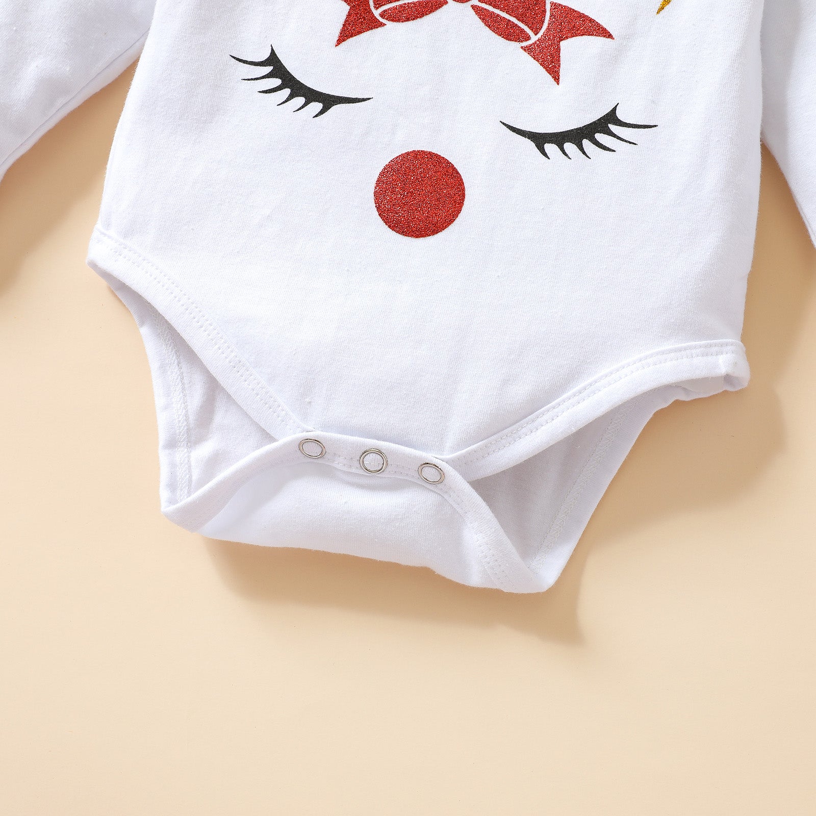 4pcs Infant Baby Girls Christmas Clothing Sets Cartoon Deer Snowman Bodysuit +Tulle Skirts+Headband Autumn Girl Clothes 3-18M