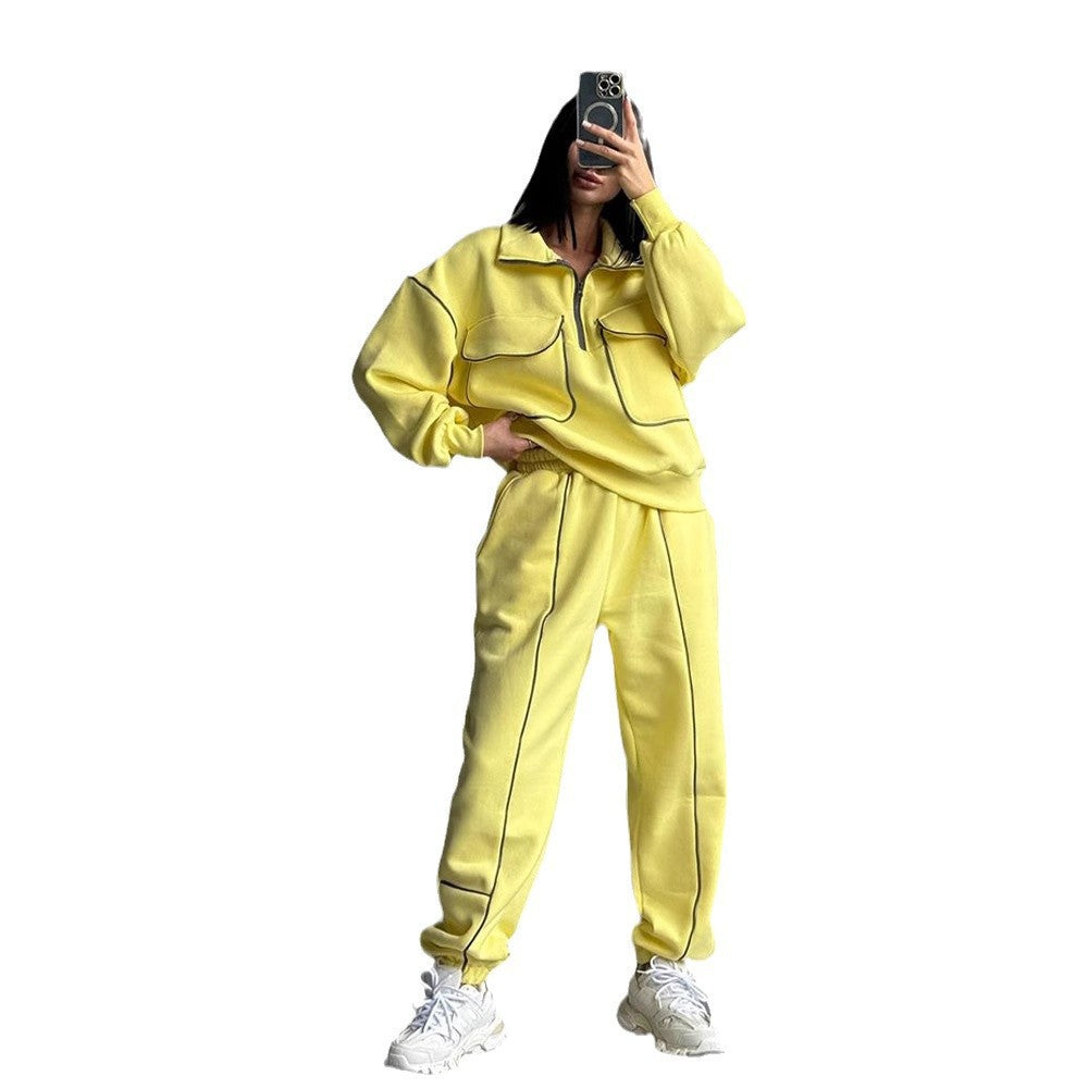 Half-Zip Hoodie Trainingsset