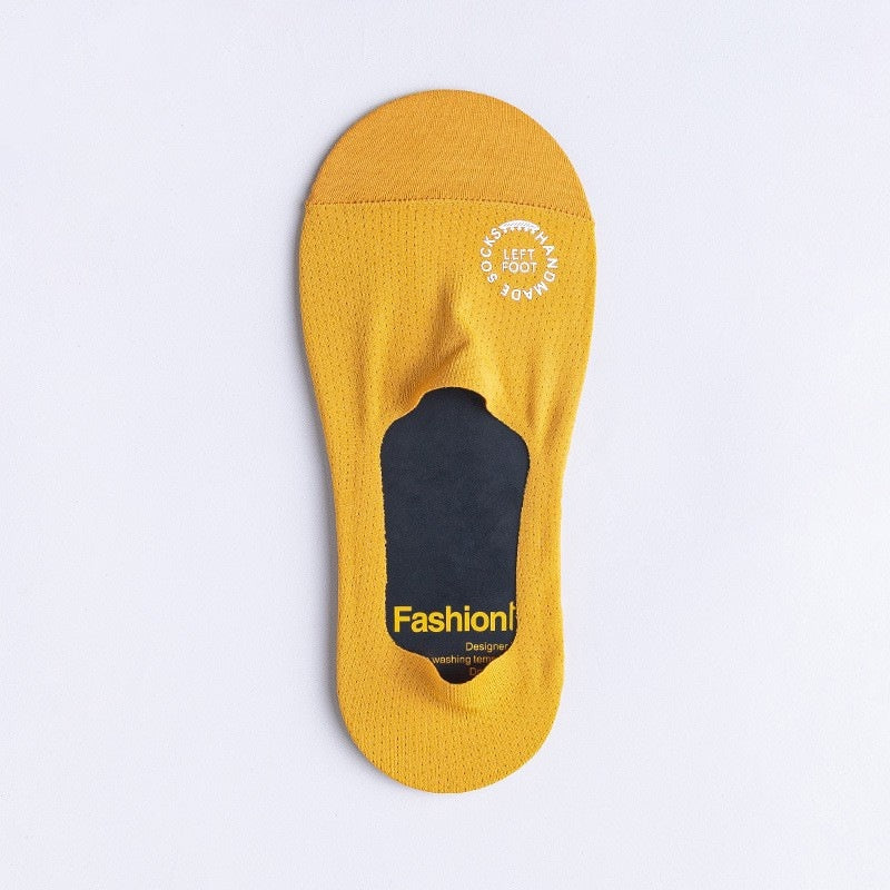 Mesh Low-cut Invisible Socks For Men's Short Socks