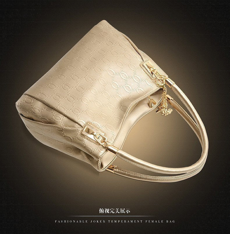 Three-Piece Bag Set (Handbag, Messenger, Purse)