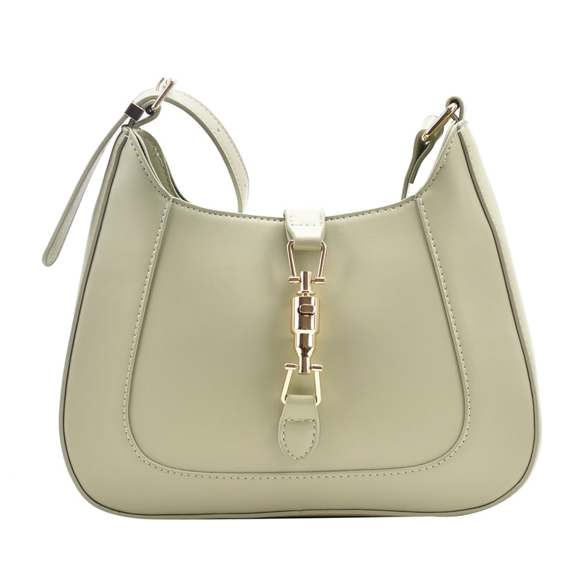bag with two shoulder straps for underarm or crossbody use
