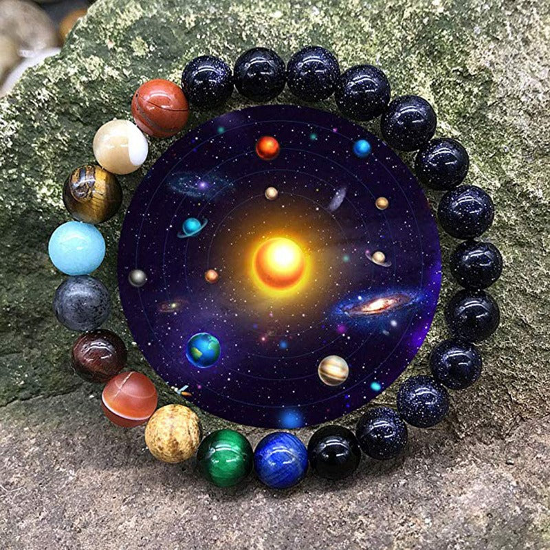 Universe, Galaxy, Eight Planets, Bracelets, Couples, Fashion Constellations, Small Gifts
