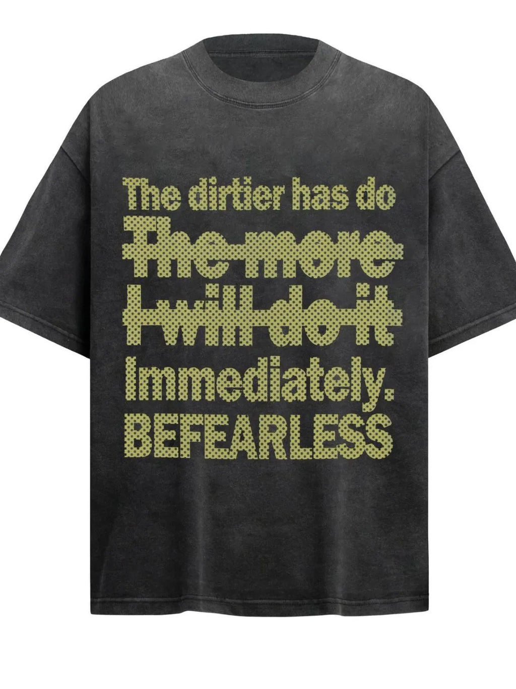 Men's oversized letter graphic T-shirt