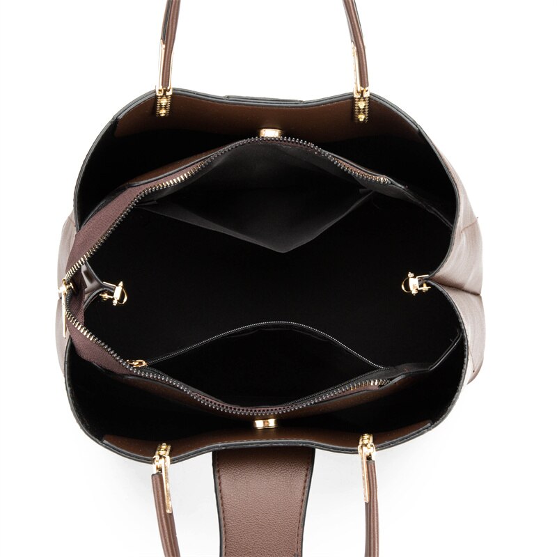 classic pu leather messenger bag