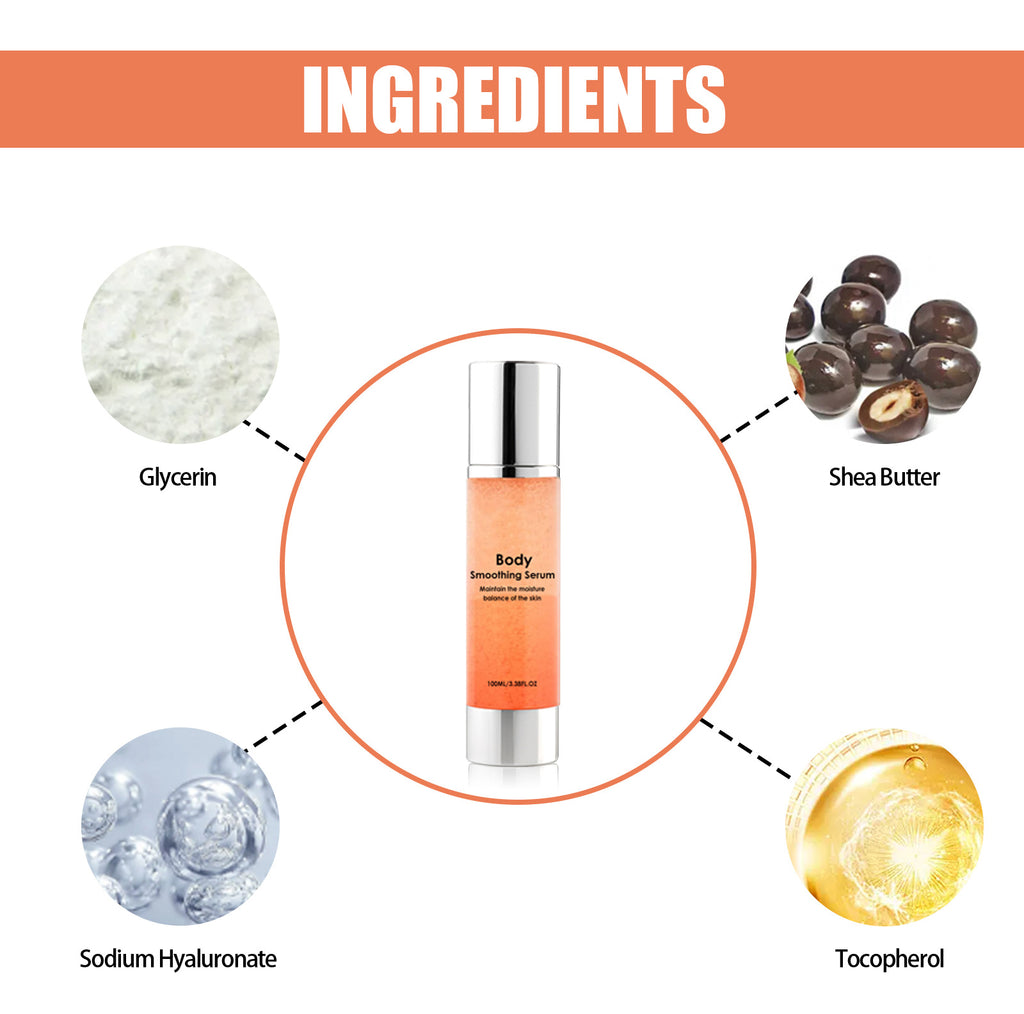 bottle of moisturizing body serum