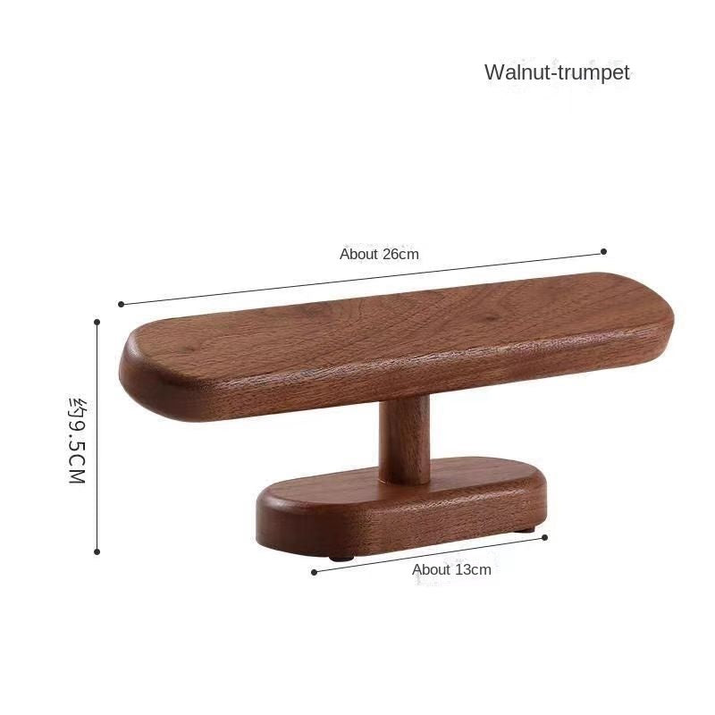 High-end Wooden Walnut Jewelry Display Rack for Watches, Bracelets, Necklaces and Accessories Storage