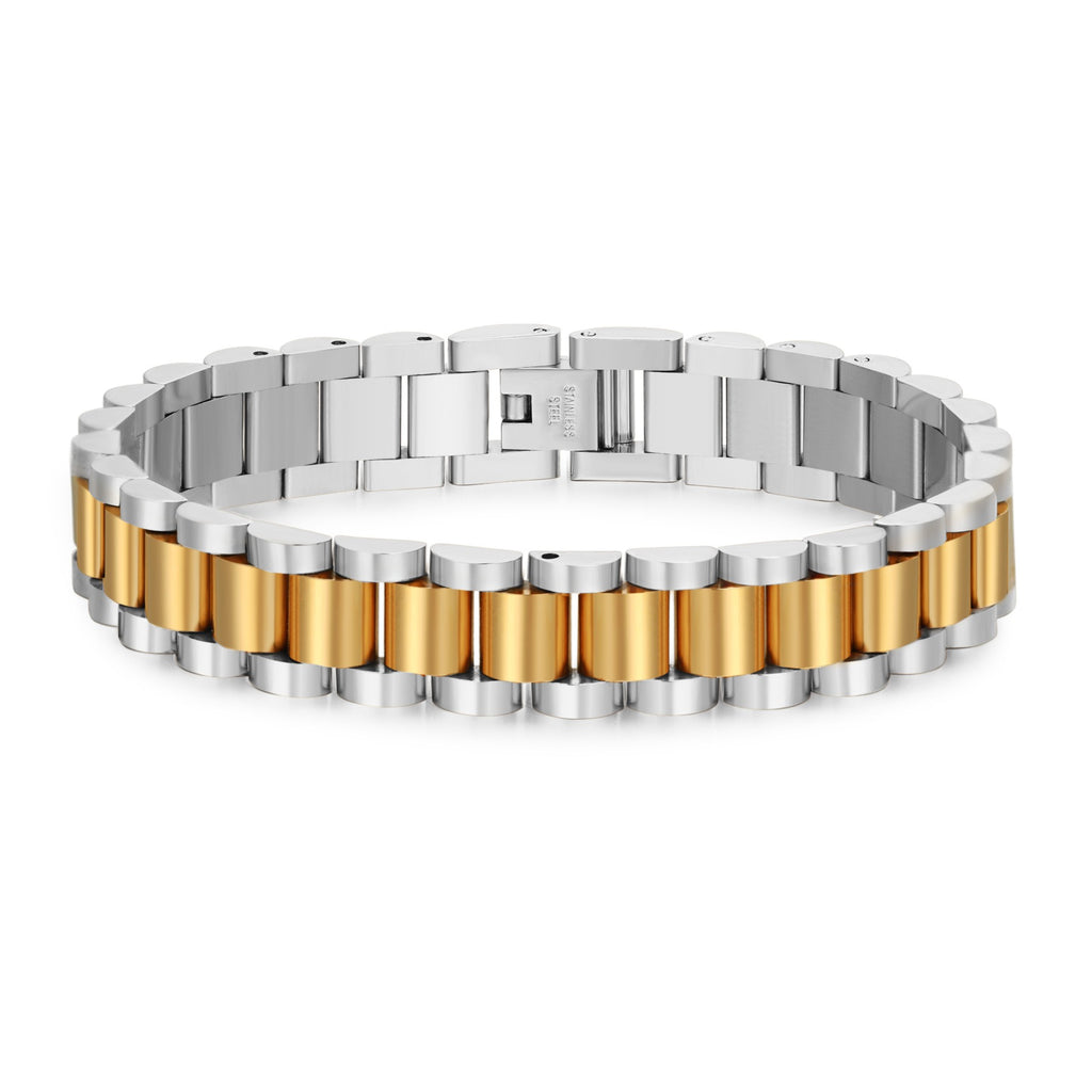 Bracelets, stainless steel minimalist punk style couple accessories