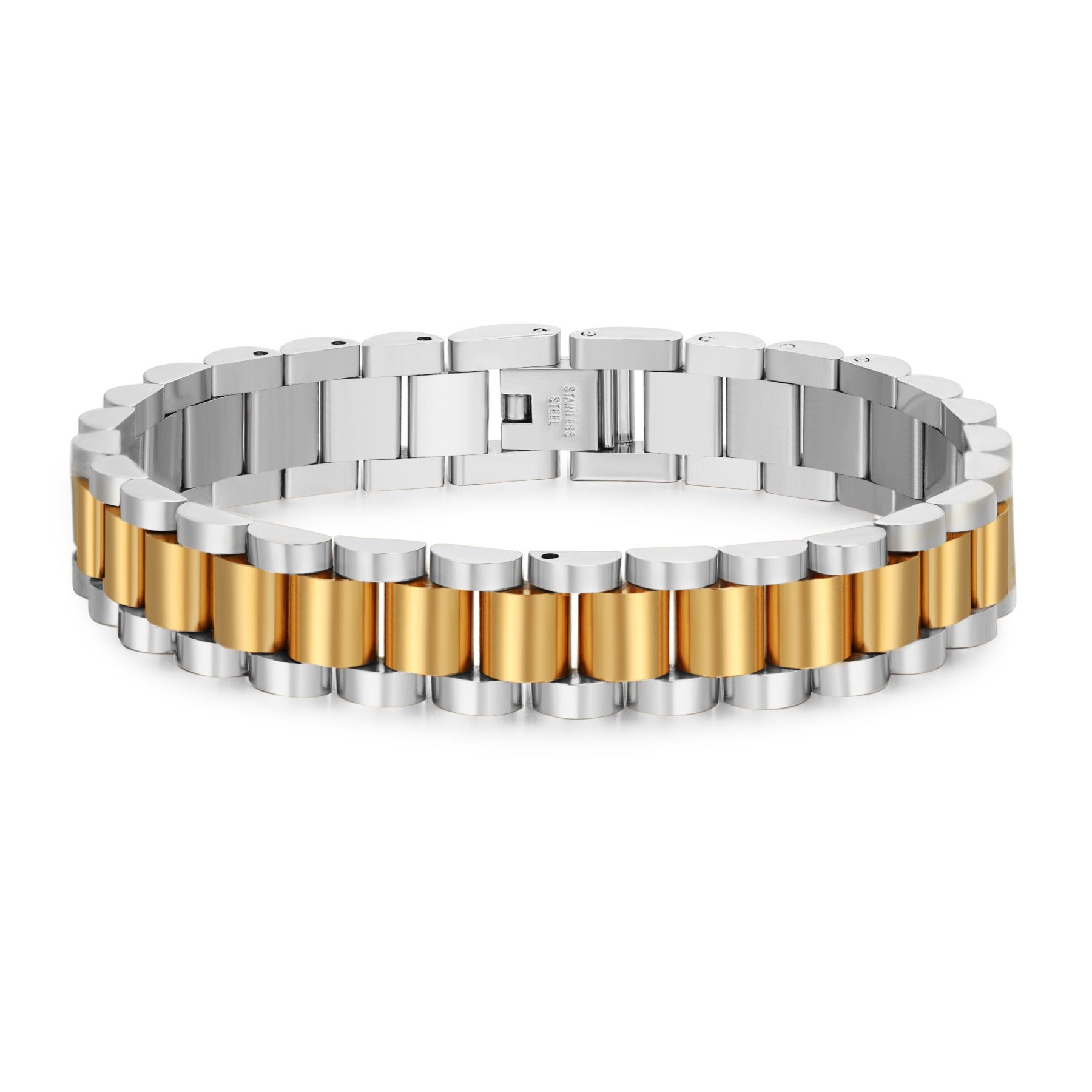 Bracelets, stainless steel minimalist punk style couple accessories