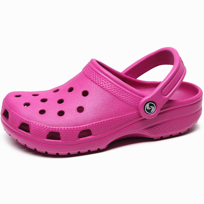 Summer Star New Dieter Hole Shoes Men's Beach Sandals Women's Flat Garden Jelly