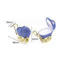 Baby carriage Velvet Jewelry Box stroller Wedding Ring Box Gift Box Holder Case for Earrings Necklaces Bracelets Display