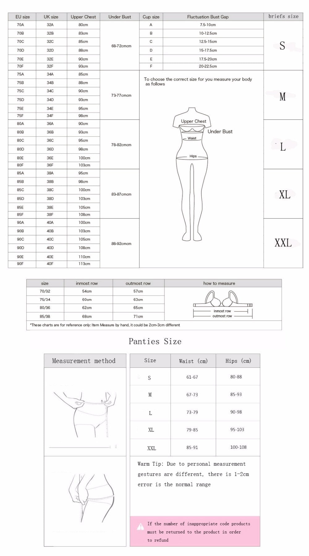 Lace Wire‑Free Bra & Brief Set