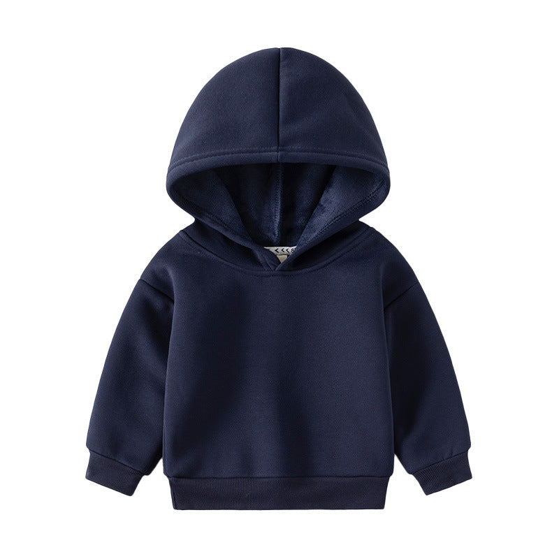 Clothing Kids Hooded Pullover Sweatshirt Casual Outerwear Jacket.