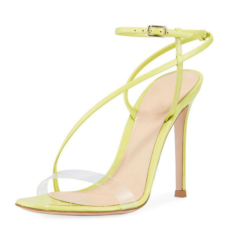 Fashion Sandals With Cross Straps and Thin Heels For Womens