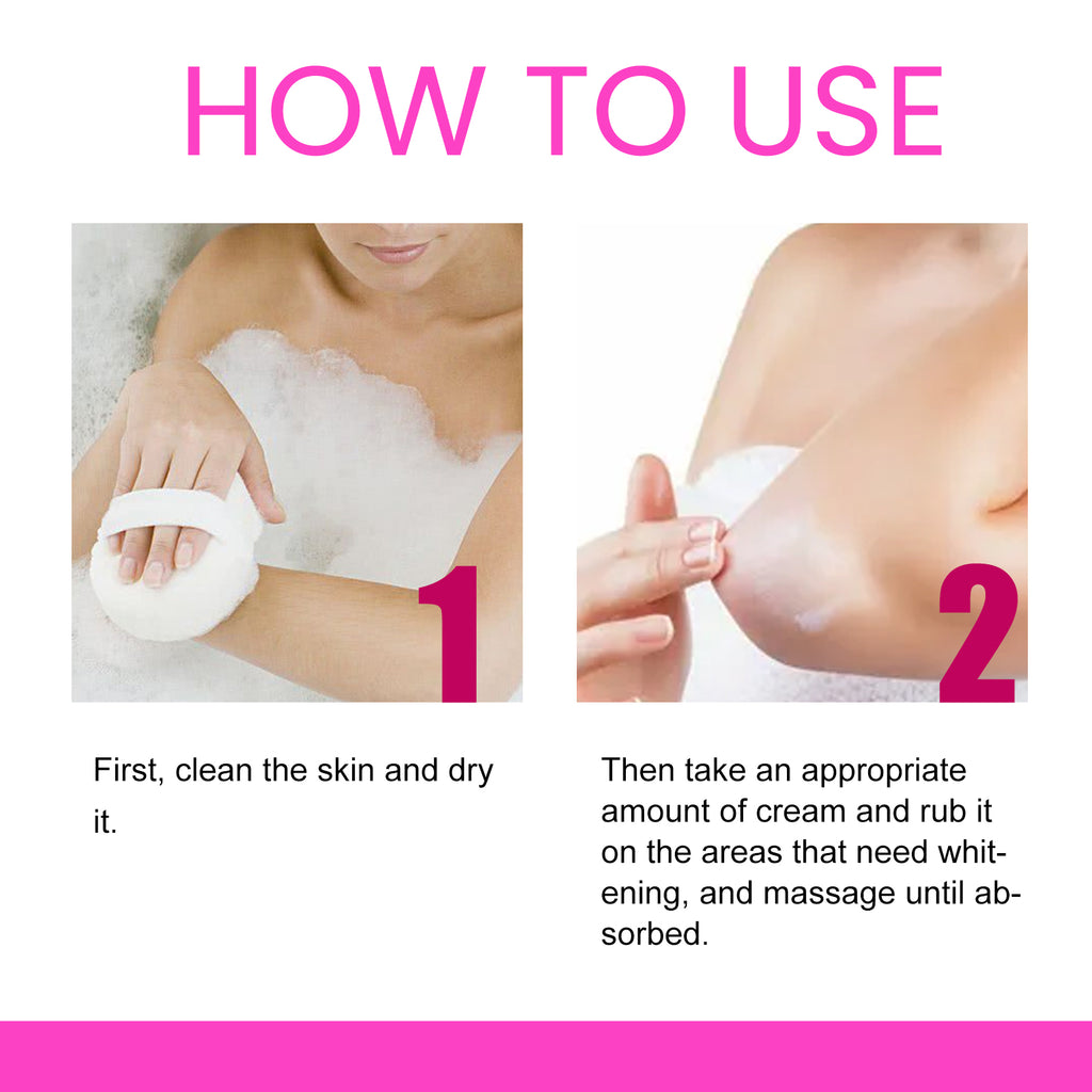 jar of underarm brightening cream