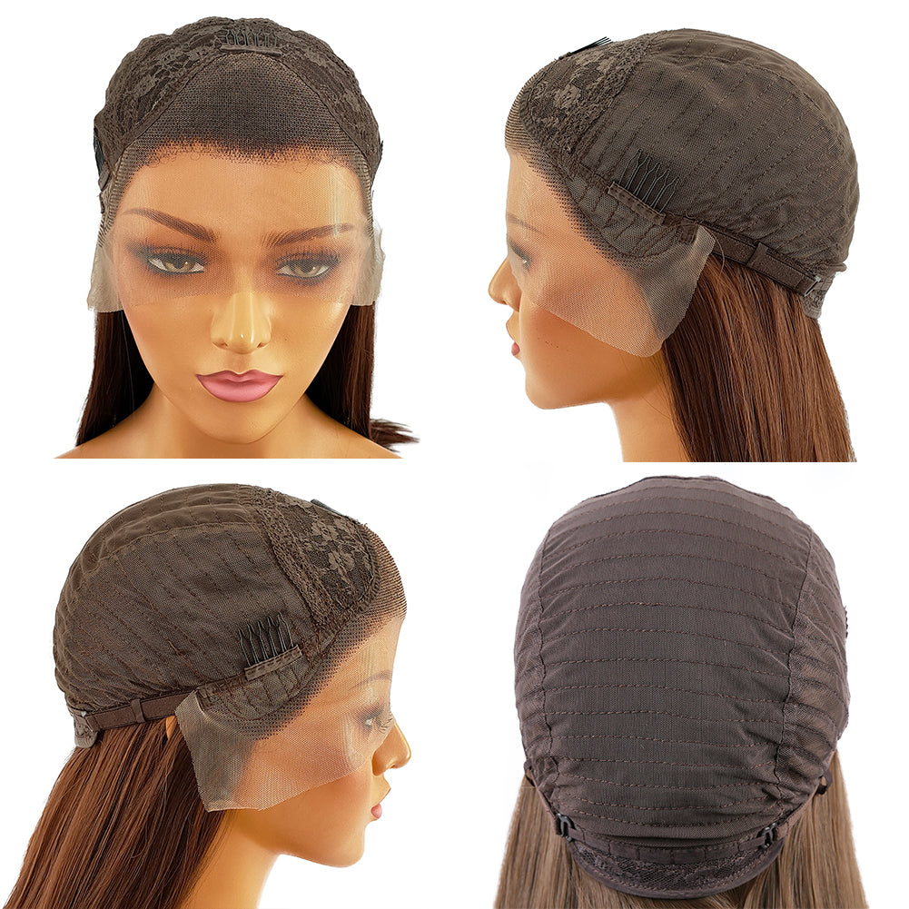 Wavy lace-front wig