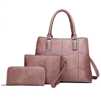 three-piece pu handbag set