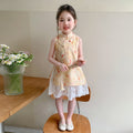 Girls' Cartoon Qipao Dress Tang Suit Kids Clothing