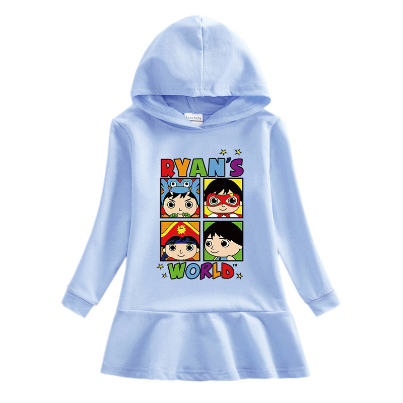 Fille à capuche Robe de critique des jouets de Ryan