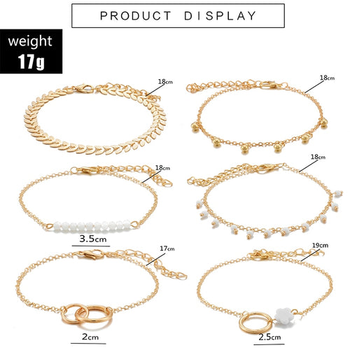 Gold-tone bohemian bracelet with tassel accents